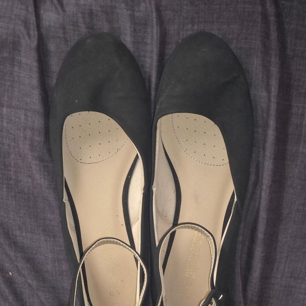 Dream-pairs Women's Black Ballet-shoes